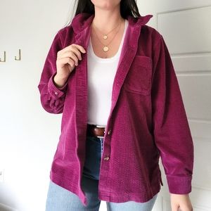 L.L Bean vintage corduroy knit button down